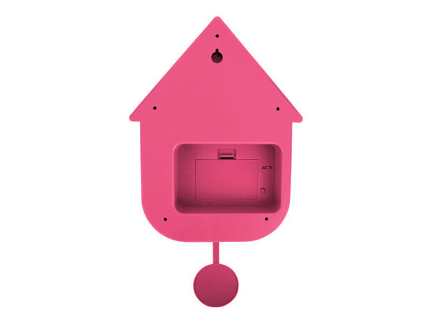 Wandklok Cuckoo pink