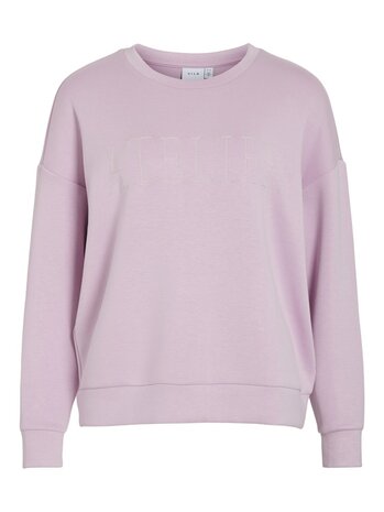 Vila sweater Visiffi atelier roze 