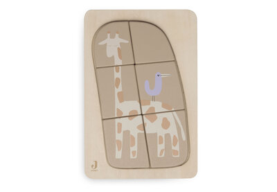 Houten puzzel giraffe jungle jambo