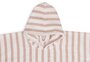 Bad poncho stripe terry wild rose _