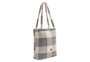 Luiertas shopper check boucle