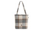 Luiertas shopper check boucle